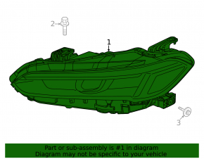 Фара передняя правая Honda Civic XI FE/FL 22-26 4d LED LX, EX