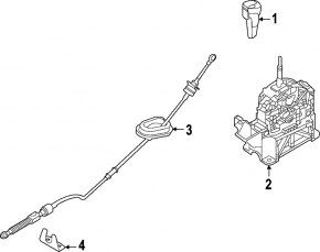 Трос АКПП Nissan Sentra 20-24