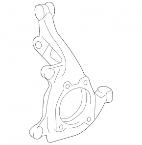 Цапфа передняя левая Toyota Rav4 19-25 AWD