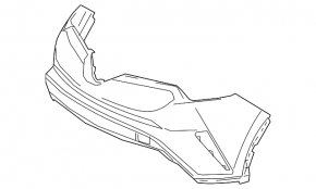 Передній бампер голий Toyota C-HR 20-23 Japan built