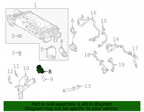 Дроссельная заслонка Land Rover Discovery 17-25 3.0