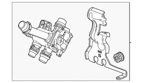Клапан системы охлаждения Chevrolet Equinox EV 24-26