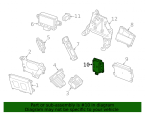 Parking Brake Control Module Mercedes CLA 14-19
