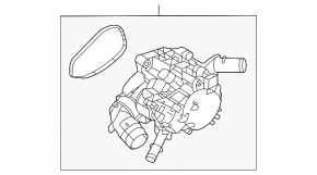 Корпус термостату Hyundai Elantra 23-26 2.0