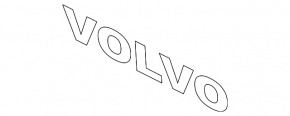 Емблема напис VOLVO двері багажника Volvo XC40 19-26