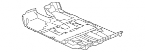 Покриття підлоги Lexus RX300 RX330 RX350 RX400h 04-08 беж