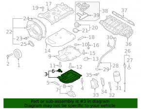 Поддон масляный VW CC 08-17