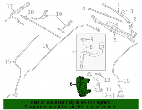 Бачок омывателя Land Rover Range Rover Evoque 12-18