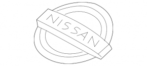 Эмблема Nissan инвертера Nissan Leaf 11-15