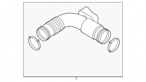Повітропровід передній Porsche Cayenne 958 11-14 3.6