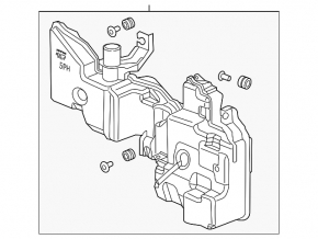 Резонатор воздушный Honda CRV 17-19 2.4