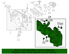 Резонатор воздушный Honda CRV 17-19 2.4