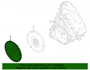 Маховик Ford Fusion mk5 13-20 2.0T