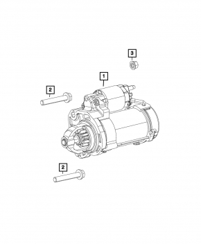Стартер Chrysler Pacifica 17-26 3.6