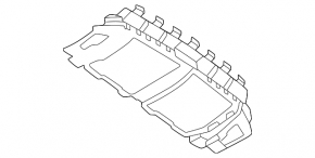 Кронштейн верхнего датчика открывания багажника ногой Mercedes W167 GLE 350 450 20-23