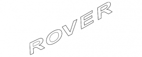 Эмблема надпись двери багажника "ROVER" Land Rover Range Rover Velar 18-23 хром