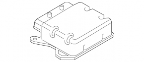 Модуль srs airbag комп'ютер подушок безпеки VW Jetta 19-26