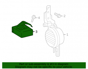 Controller, vehicle approaching speaker Toyota Prius V 12-14