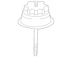 Крепление запасного колеса Toyota Camry v30 02-06 2.4