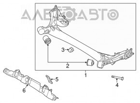 Сайлентблок задней балки Hyundai Elantra UD 11-16