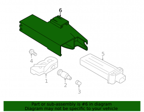 Корпус TPMS TIRE PRESSURE CONTROL MODULE Porsche Macan 15-26