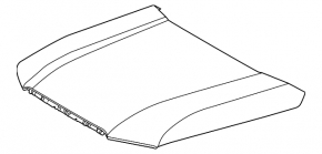 Капот голый Toyota Land Cruiser 24-26
