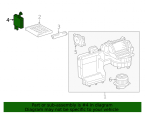 Amplifier assy, air conditioner Toyota Camry v40 3.5