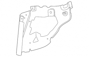 Окуляр фары правый Chevrolet Equinox 10-17