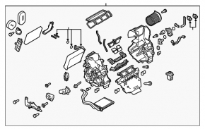 Печка в сборе Nissan Rogue Sport 20-22 dual zone