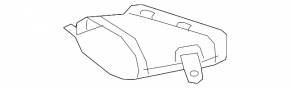 Насадка глушника права Audi A6 C7 16-18 хром