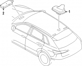 Антенна плавник Volkswagen ID.4 21-26