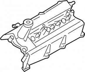 Крышка клапанная задняя Nissan Maxima 09-14 3.5