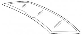 Стекло заднее VW CC 08-17