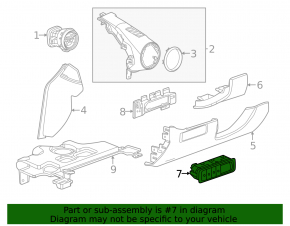 Блок кнопок передней панели Chevrolet Equinox EV 24-26 левый, без Auto Hold