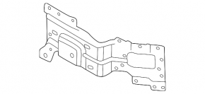 Кронштейн переднего бампера правый Ford F-150 22-25 EV