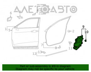 Панель двери передней левой Toyota Highlander 20-26
