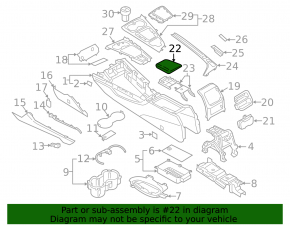 Подлокотник Audi A5 F5 18-19 кожа серая