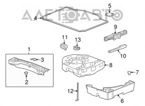 Пенопласт под инструмент Buick Encore 13-15
