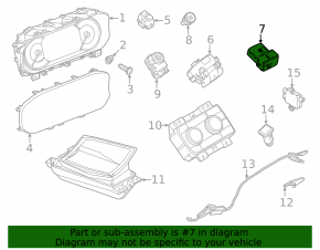 Кнопка управления подсветки приборов Land Rover Range Rover Velar 18-26