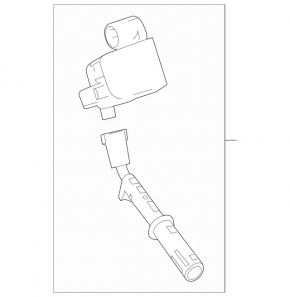 Котушка запалювання Mercedes W167 GLE 450 20-23 3.0h з прямим свічником