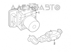 ABS АБС Hyundai Sonata 15-17