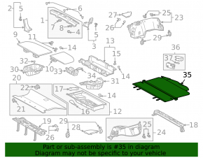 Шторка багажника Lexus RX300 RX330 RX350 RX400h 04-08 серая