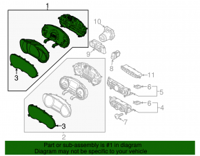 Щиток приборов Kia Soul 14-16 АКПП