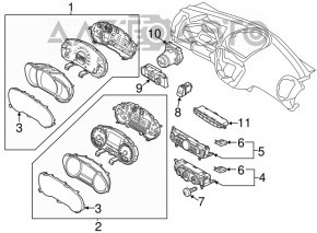 Щиток приборов Kia Soul 14-16 АКПП