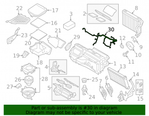 Проводка печки BMW X3 F25 11-17