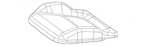 Водительское сидение Mercedes GLA 14-20 кожа черн