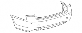 Бампер задній голий Lexus GS300 GS350 GS430 GS450h 06-07 без парктроників