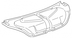 Обшивка багажника верхня Toyota Solara 04-08