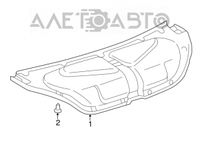 Обшивка багажника верхняя Toyota Solara 04-08
