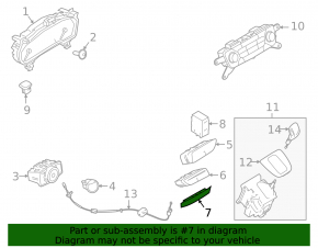 Индикатор подушки безопасности пассажира Ford Focus mk3 15-18